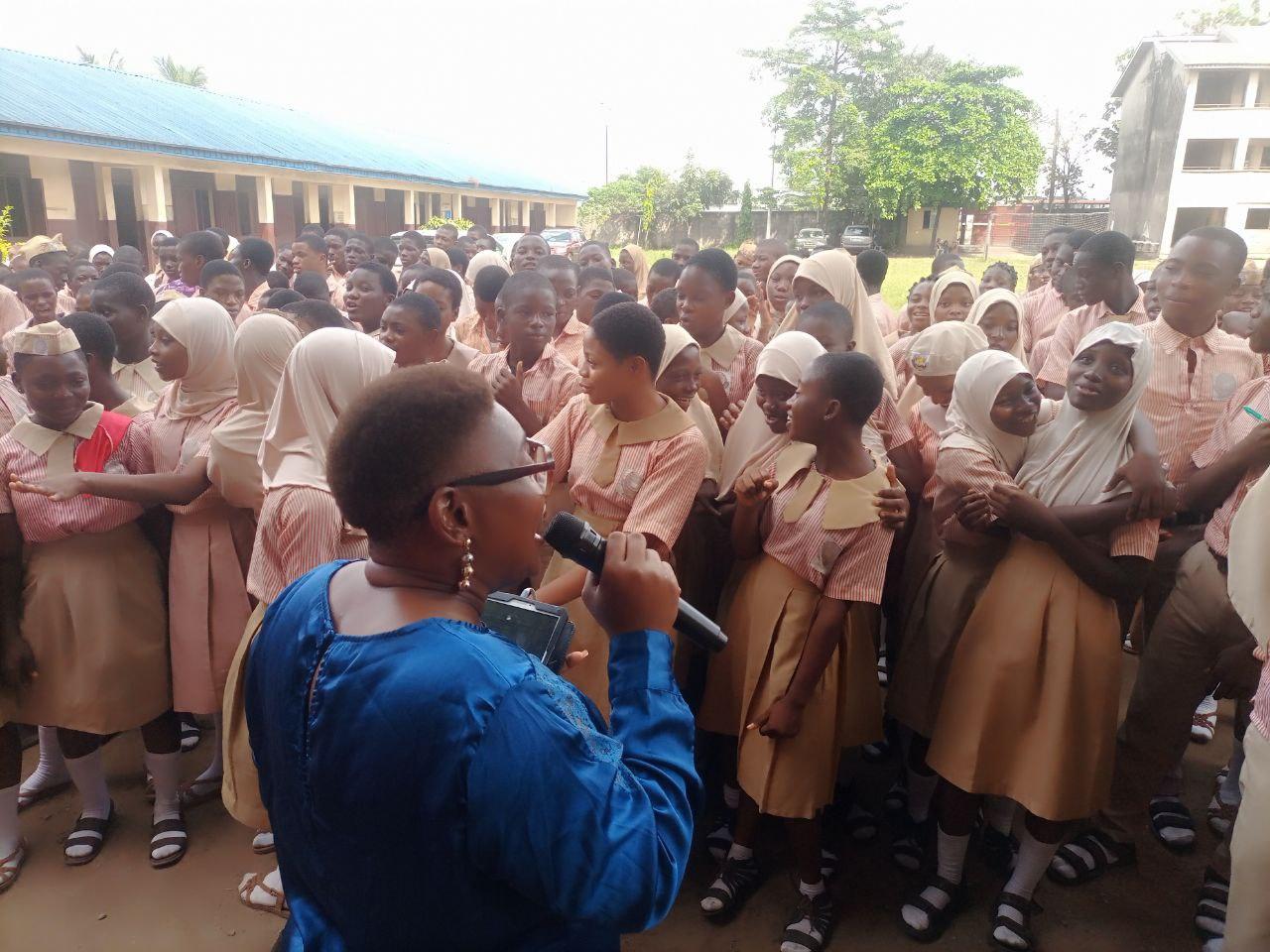 MMF training at Estate senior grammar school