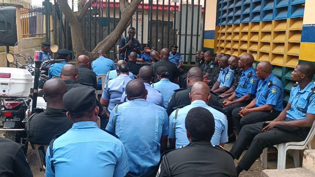 MMF Training at Ifako Police Divisional Headquarters.