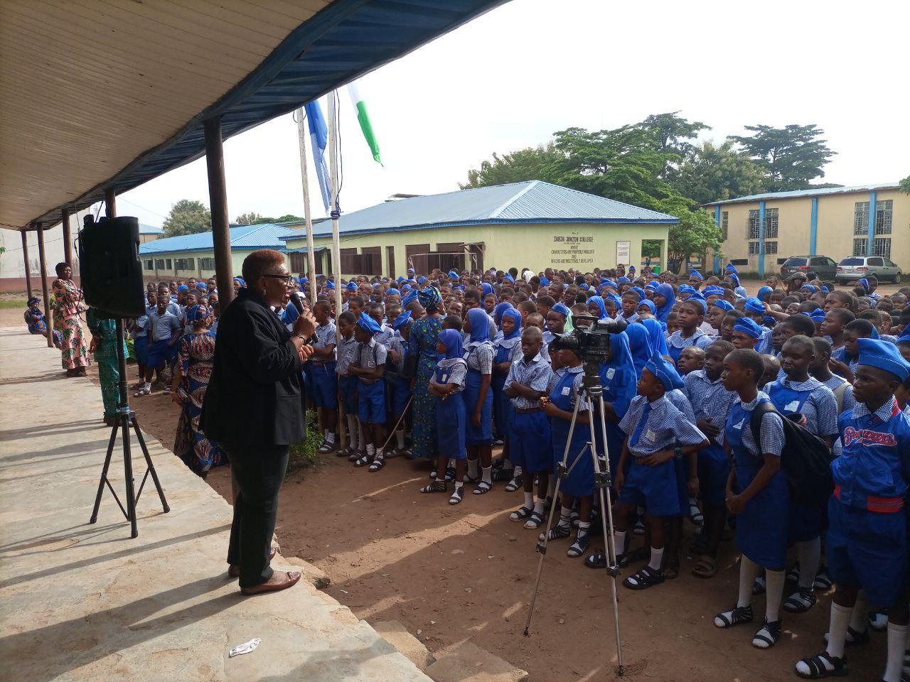 MMF at Ikeja Junior Grammar school.