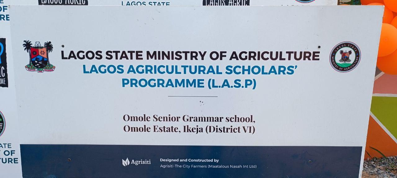 Collaboration with Lagos State ministry of Agriculture