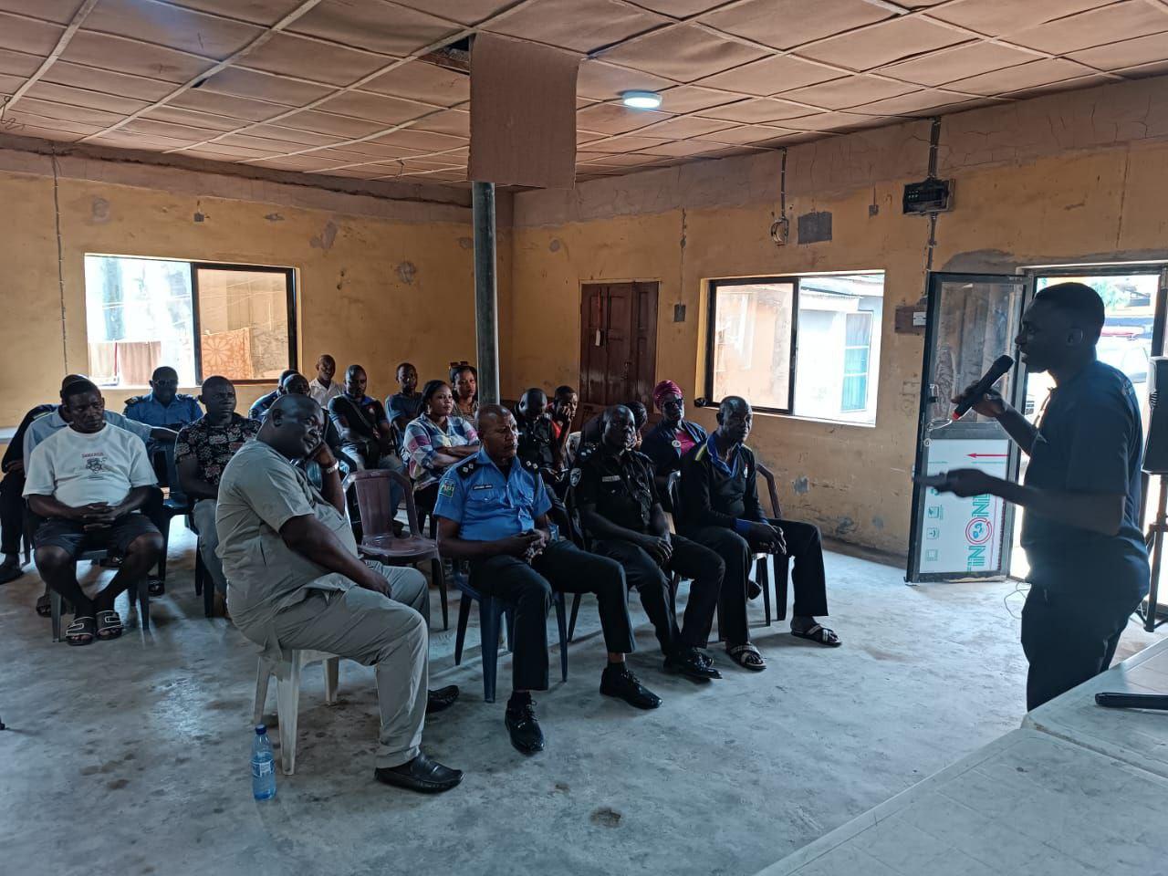 MMF Training at Bariga Police Divisional Headquarters